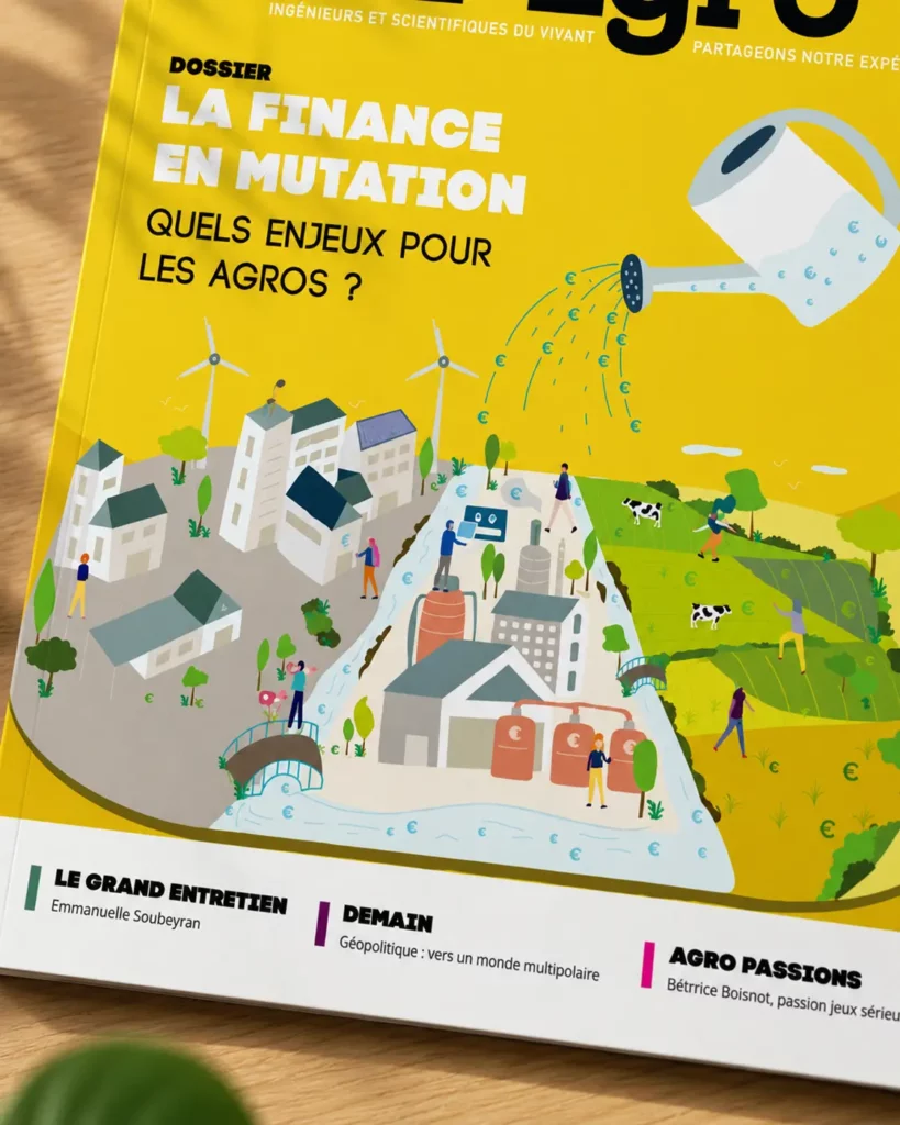 Visuel illutré pour le magazine Planète Agro
