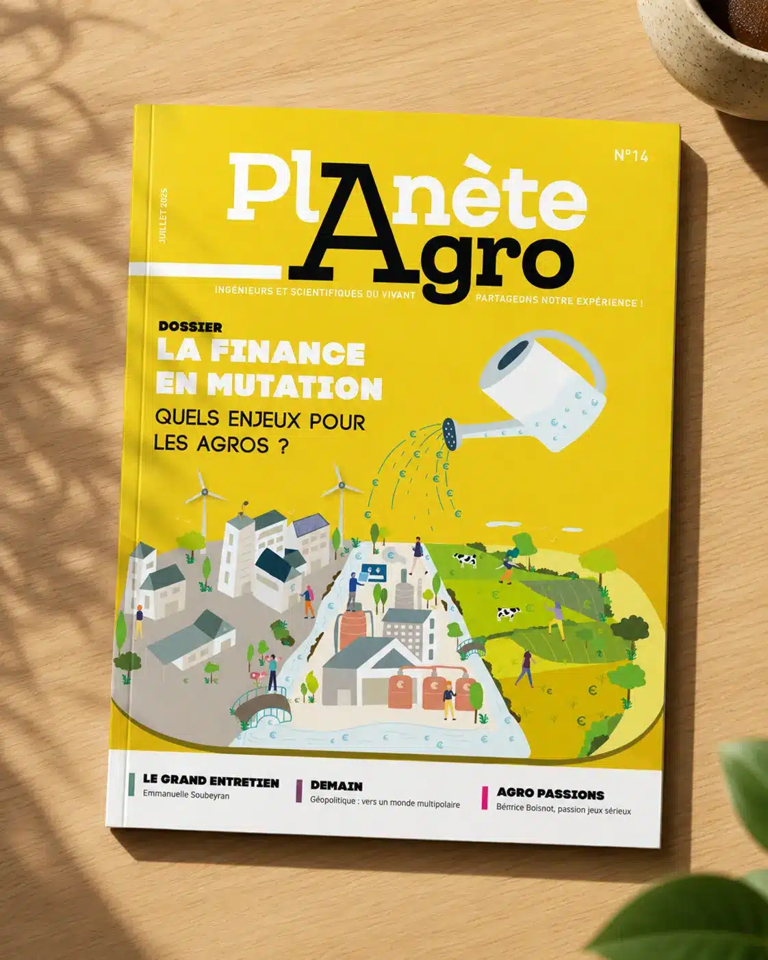 Illustration et mise en page – Planète Agro