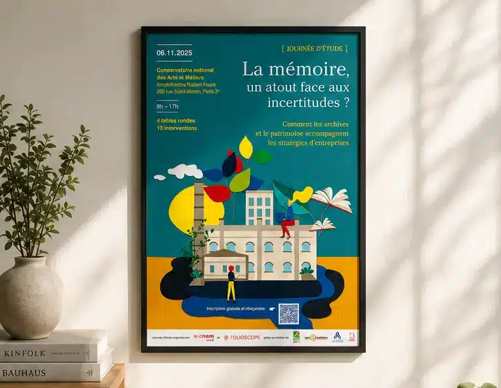 Afiiche illutrée pour le collectif folioscope