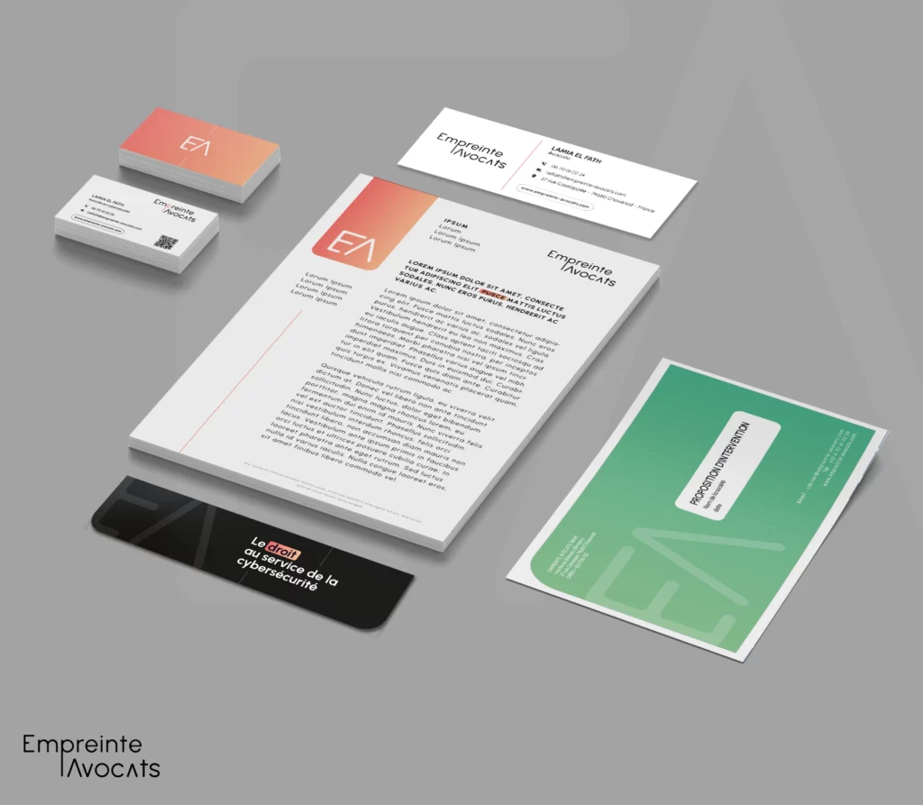 Refonte de l'identité visuelle du cabinet Empreinte Avocats